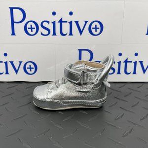 Buscemi 100MM Baby Platinum Leather Sneakers US 4 EU 19